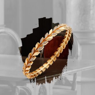 Leaf Style Diamond Bracelet